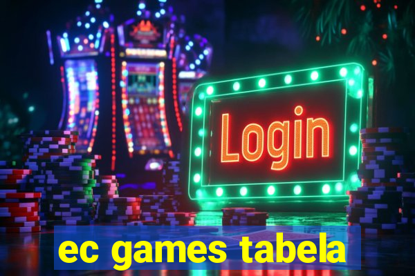 ec games tabela